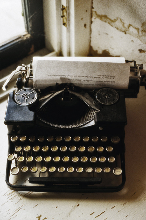 Old Manual Typewriter